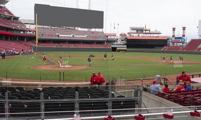 Great American Ball Park - Section Scout Box 25 Seat View