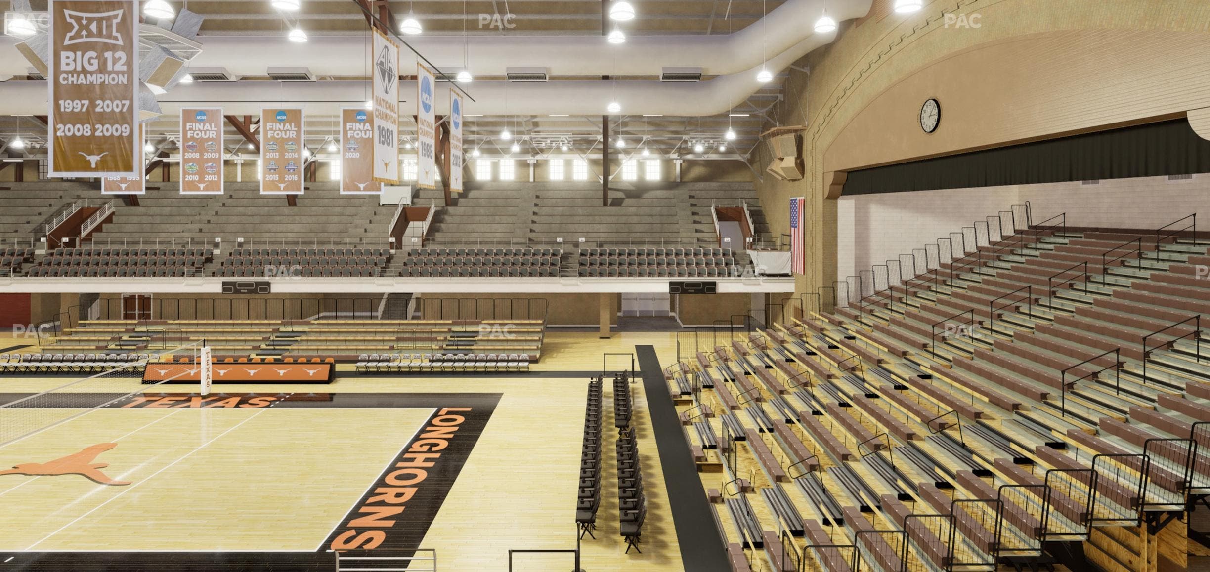 Gregory Gym - Section Bench 131 Seat View