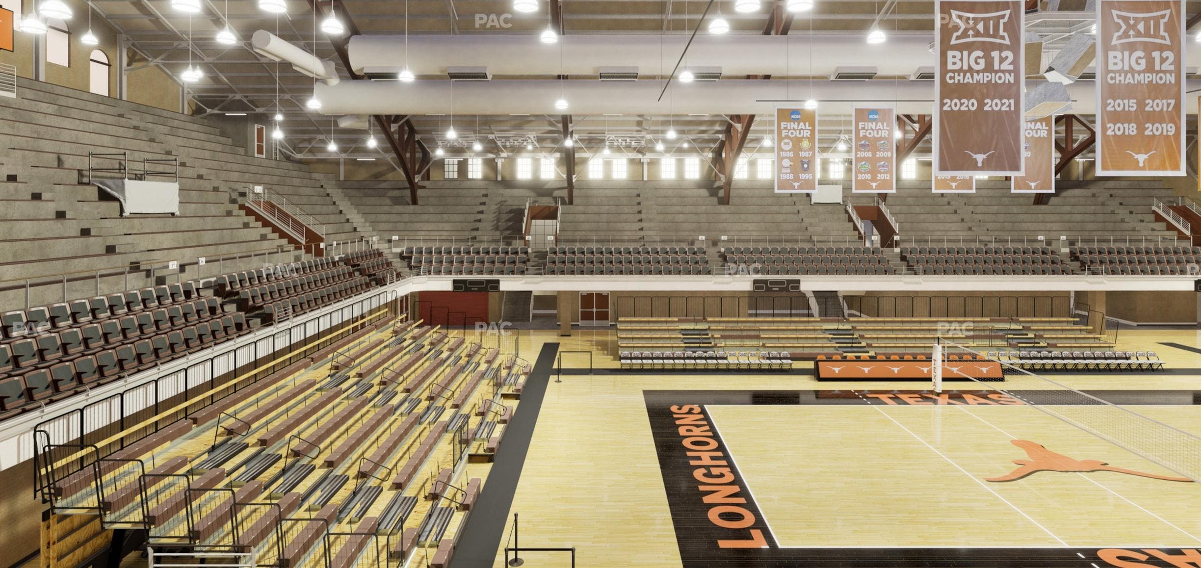 Gregory Gym - Section Bench 134 Seat View