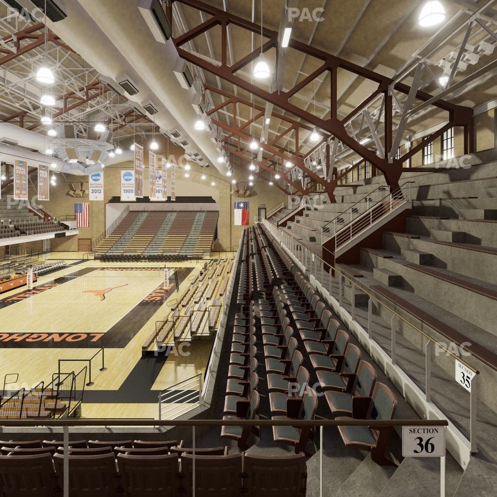 Gregory Gym - Section Bench 136 Seat View
