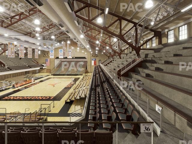 Gregory Gym - Section Bench 136 Seat View