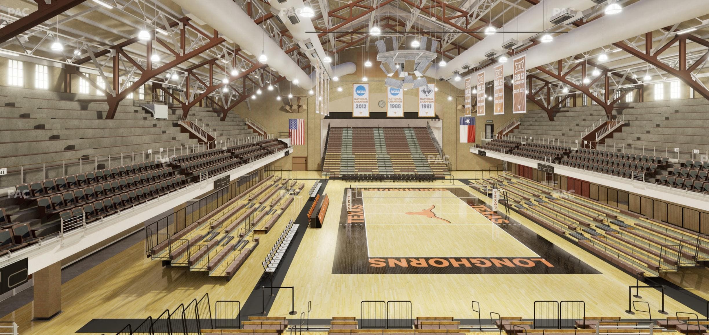 Gregory Gym - Section Bench 138 Seat View
