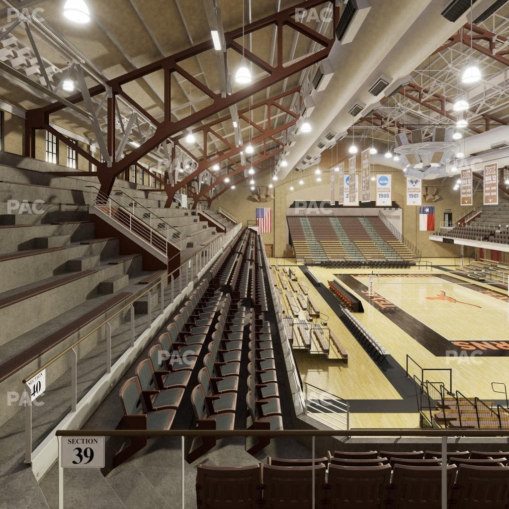 Gregory Gym - Section Bench 139 Seat View