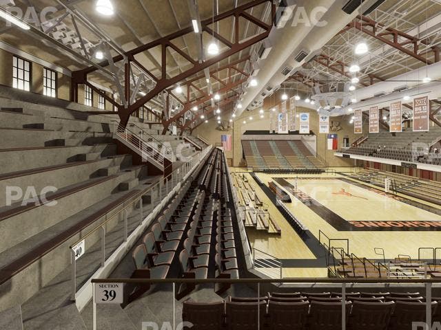 Gregory Gym - Section Bench 139 Seat View