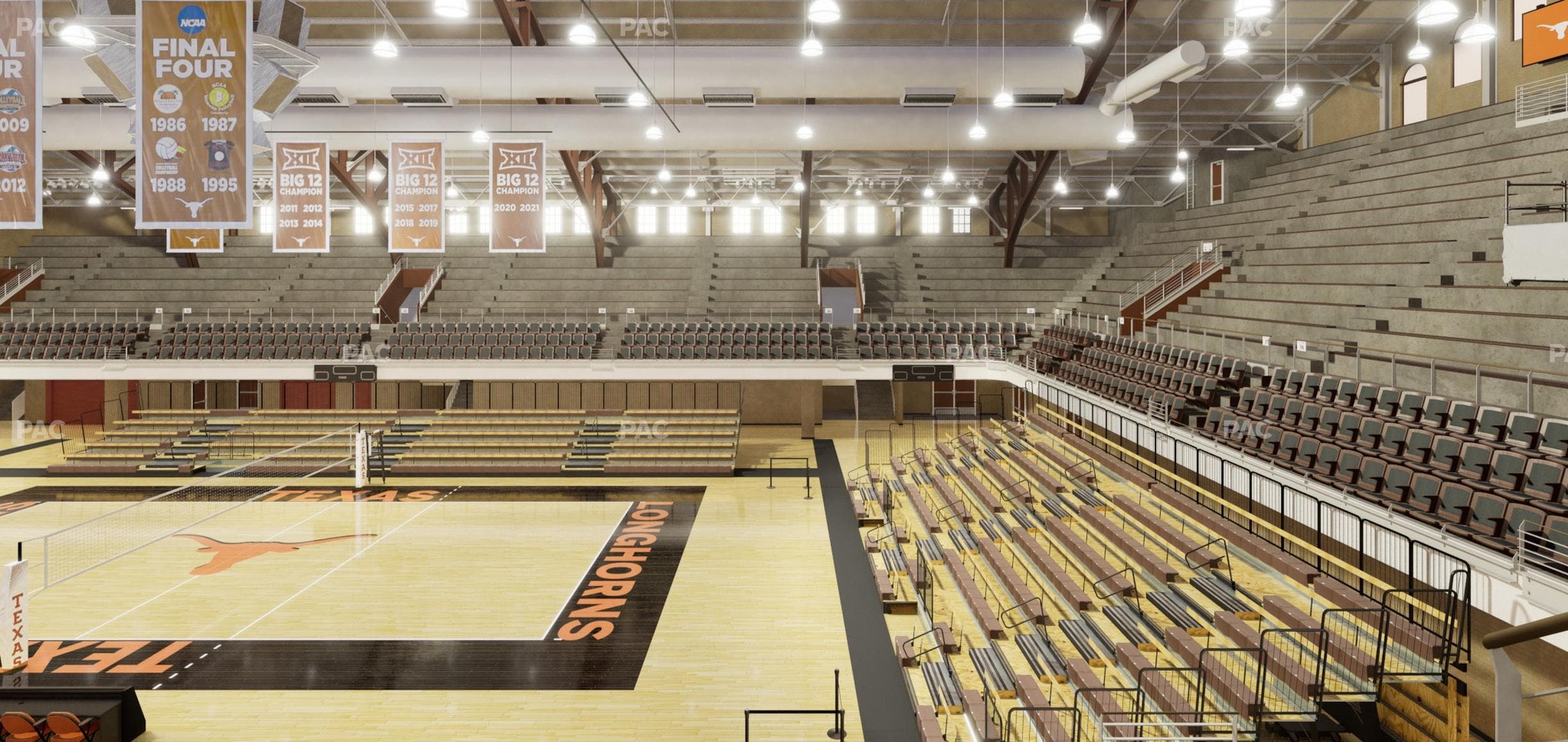 Gregory Gym - Section Bench 141 Seat View
