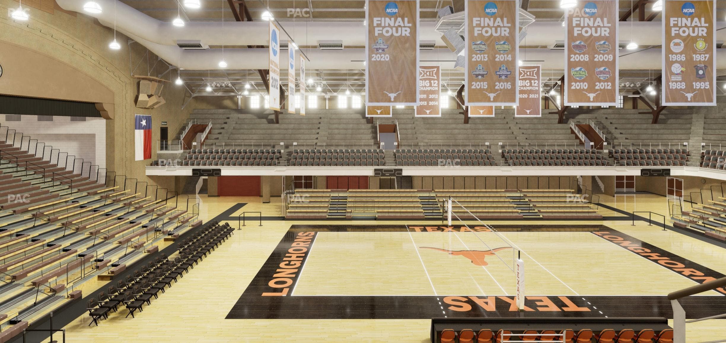 Gregory Gym - Section Bench 143 Seat View