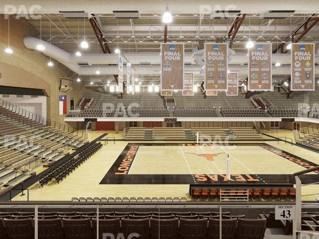 Gregory Gym - Section Bench 143 Seat View