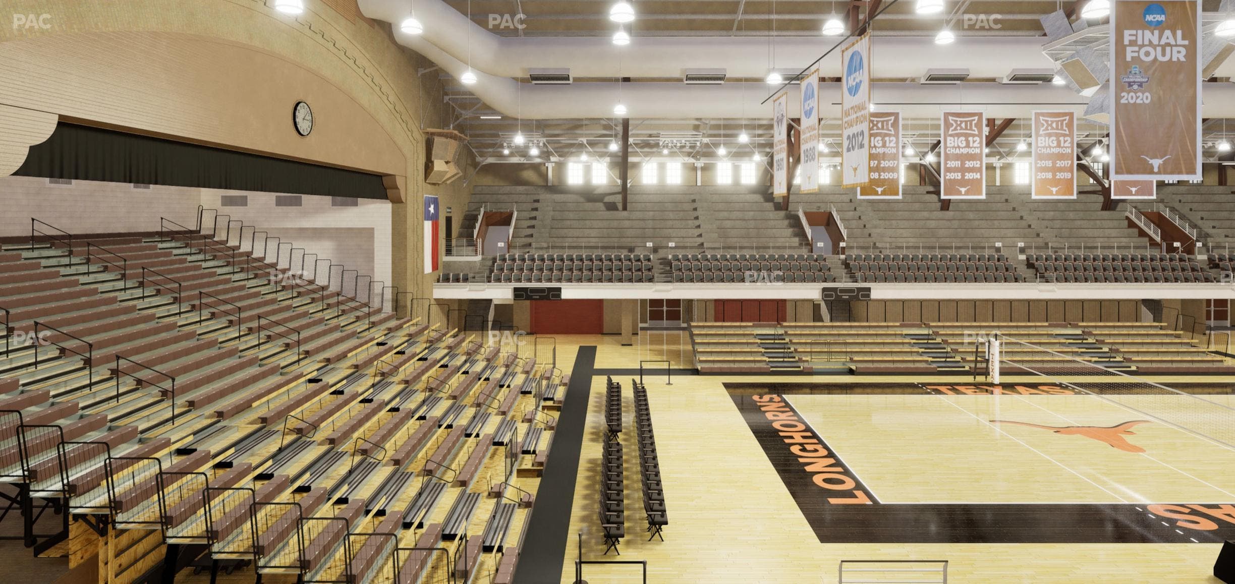 Gregory Gym - Section Bench 144 Seat View
