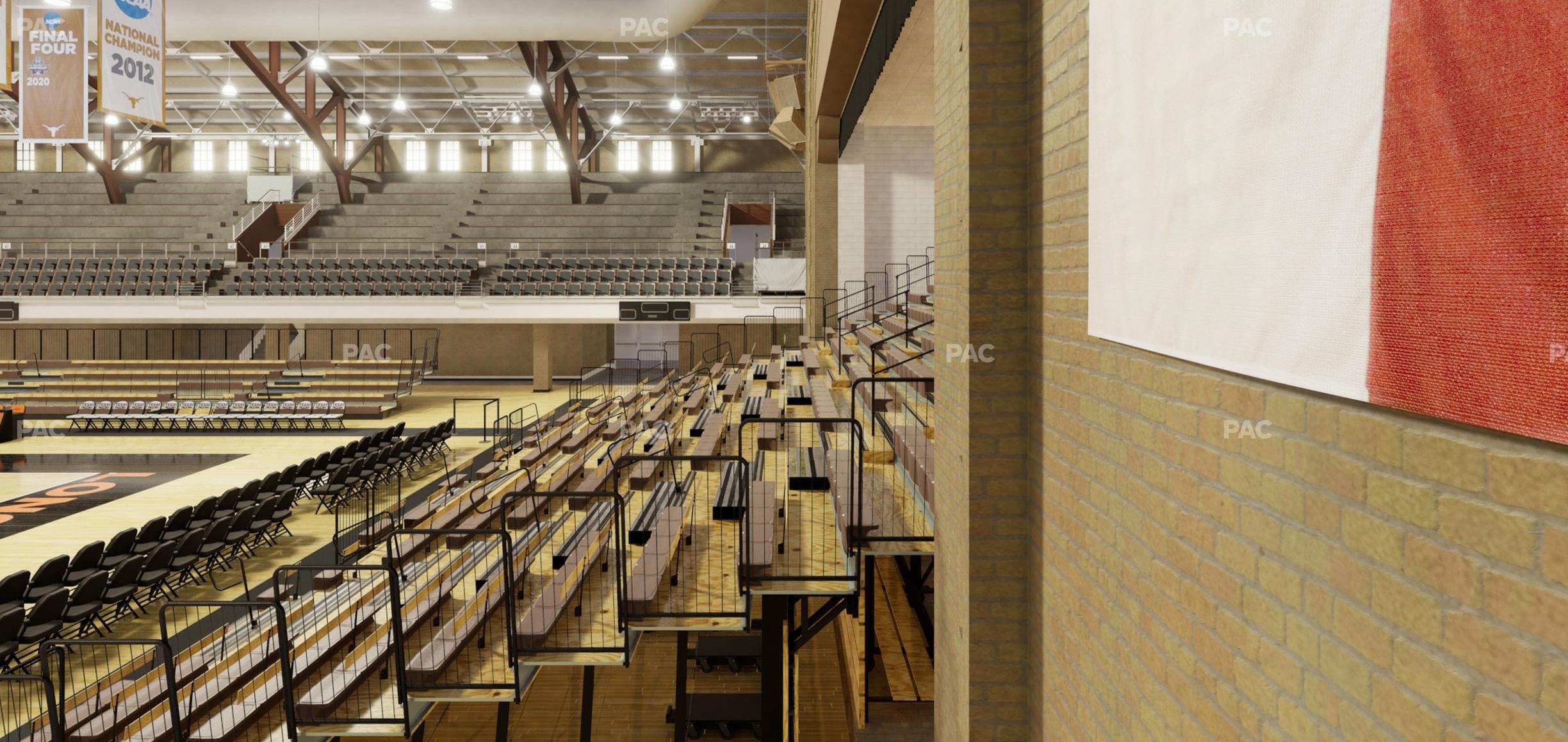 Gregory Gym - Section Chairback 30 Seat View