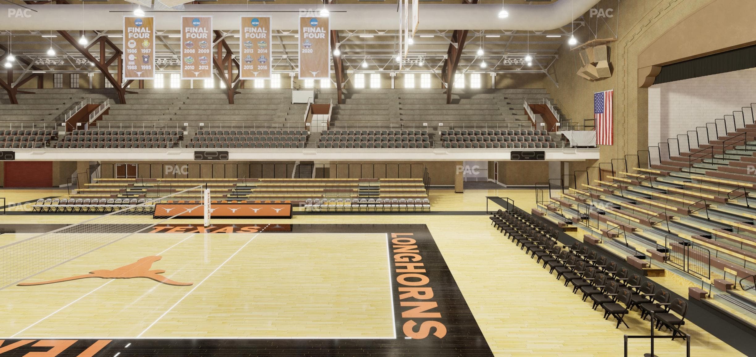 Gregory Gym - Section Chairback 32 Seat View