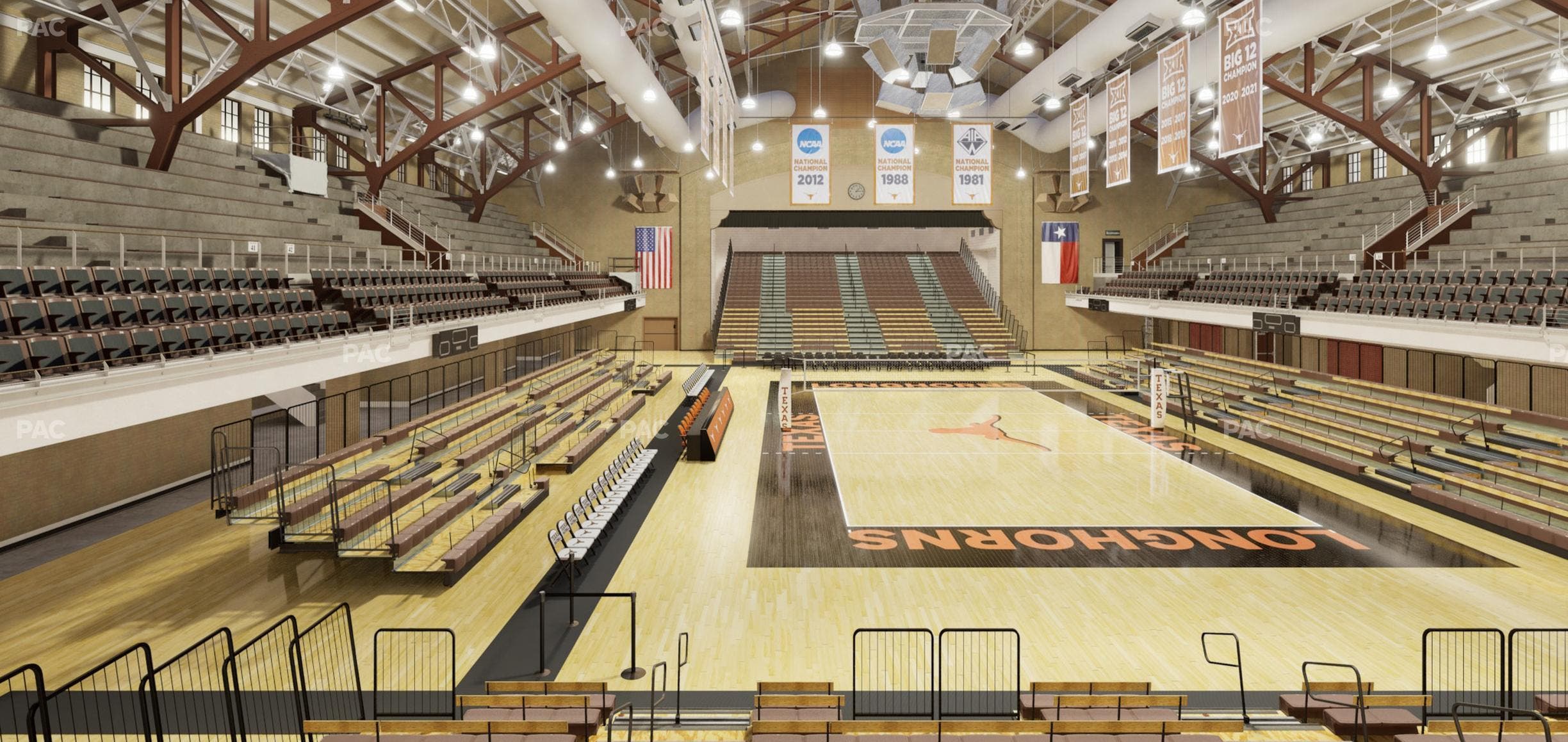Gregory Gym - Section Chairback 38 Seat View