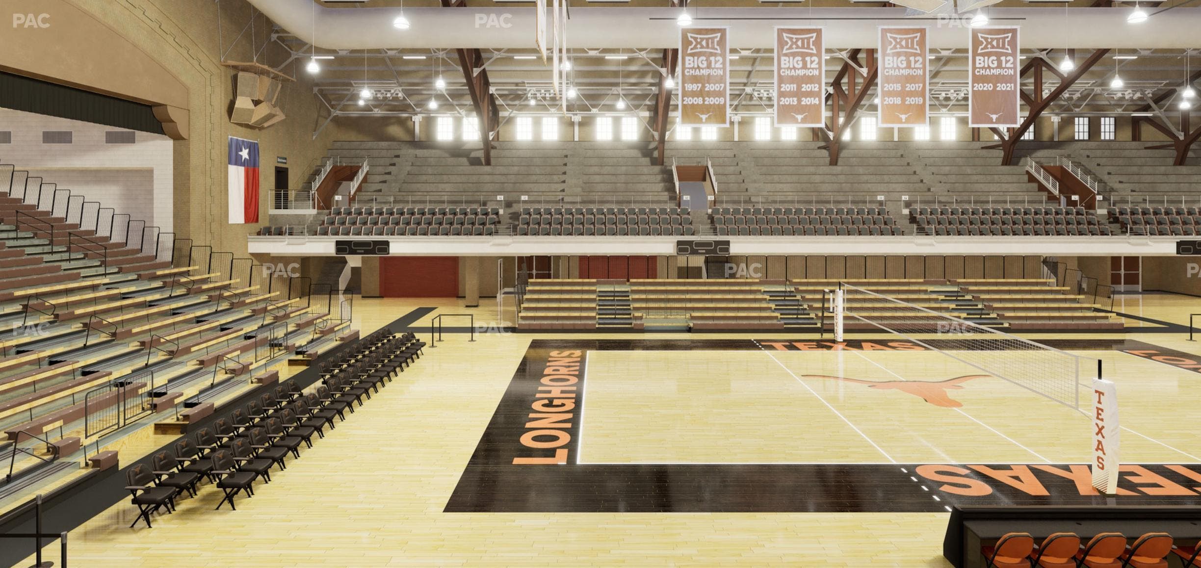 Gregory Gym - Section Chairback 43 Seat View