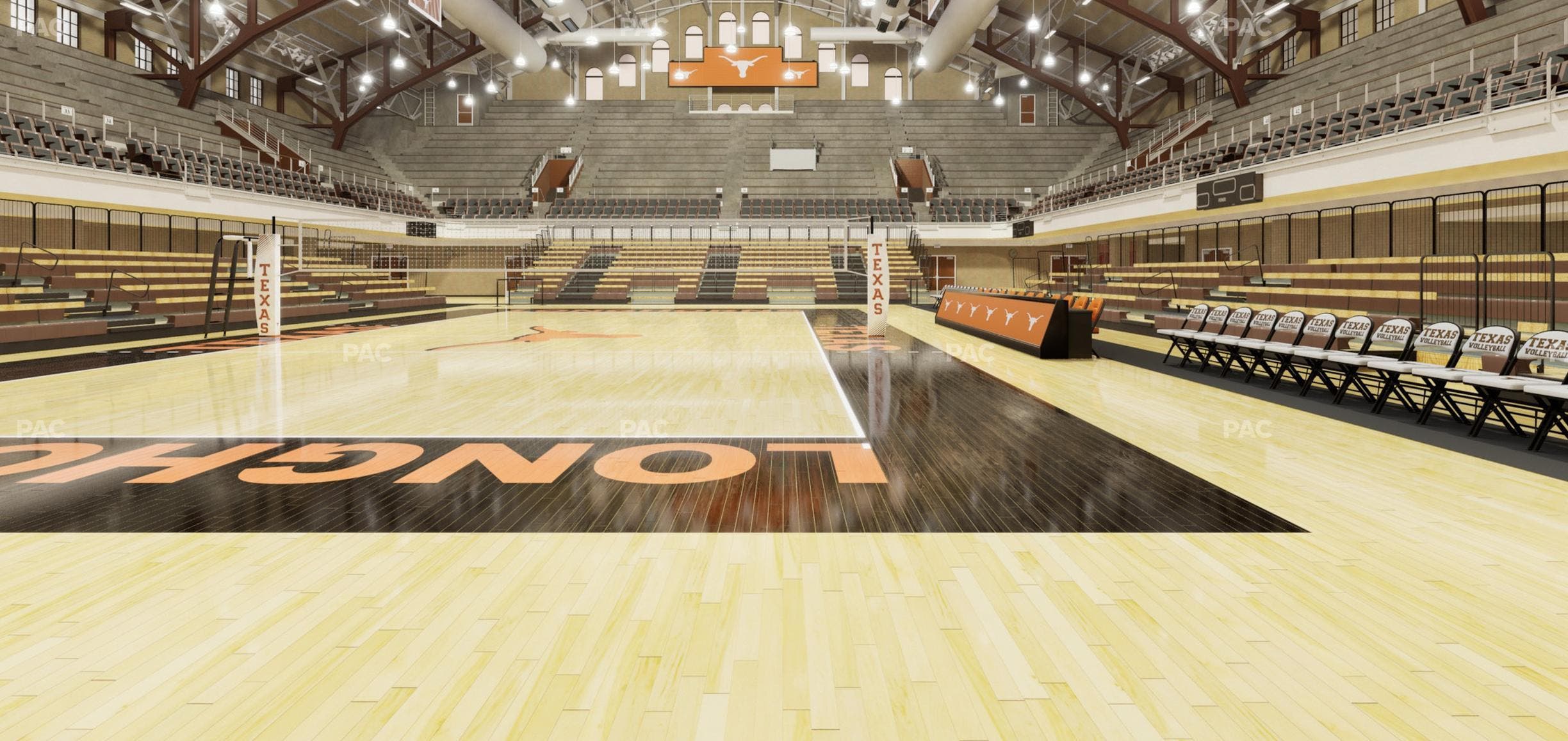 Gregory Gym - Section Courtside Seat View