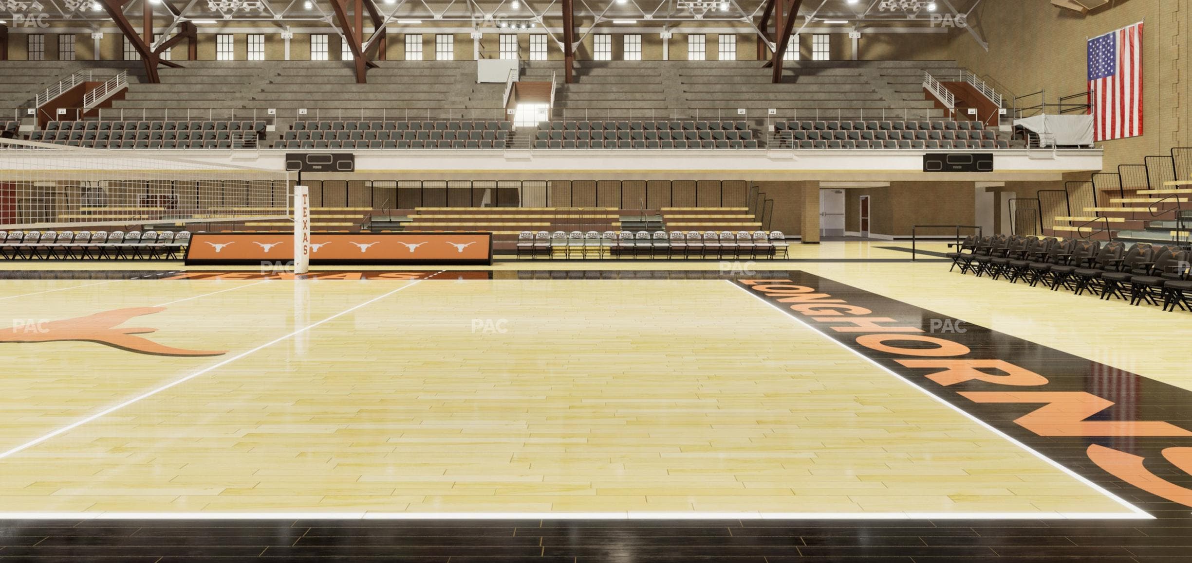 Gregory Gym - Section Floor 10 Seat View