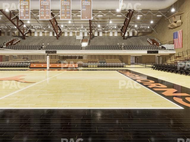 Gregory Gym - Section Floor 10 Seat View