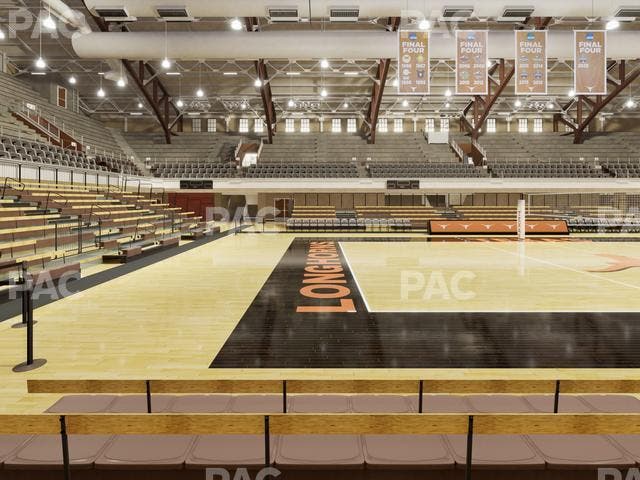 Gregory Gym - Section Floor 12 Seat View
