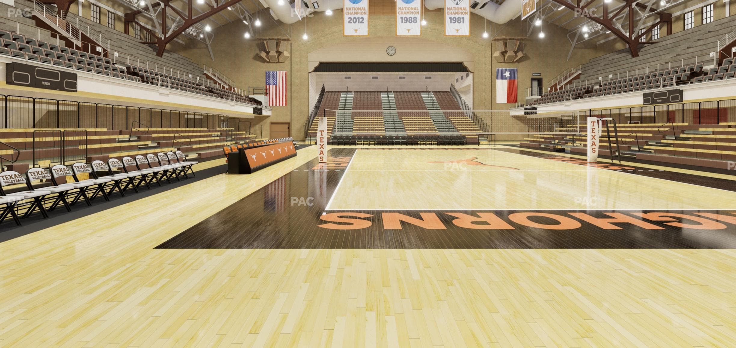 Gregory Gym - Section Floor 15 Seat View