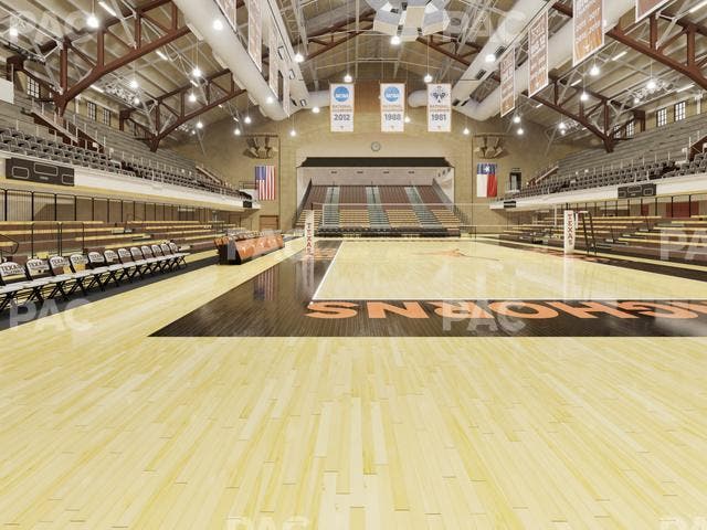 Gregory Gym - Section Floor 15 Seat View