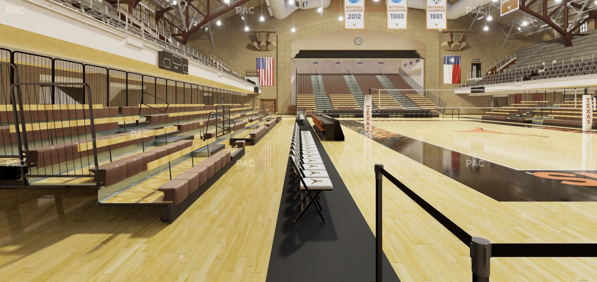 Gregory Gym - Section Floor 16 Seat View