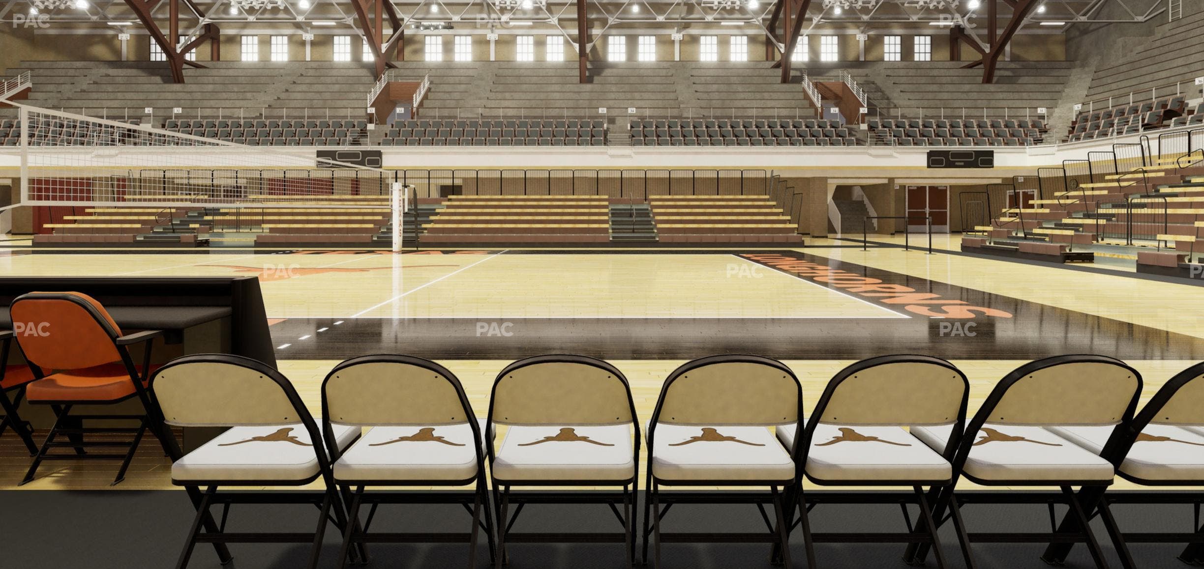 Gregory Gym - Section Floor 2 Seat View