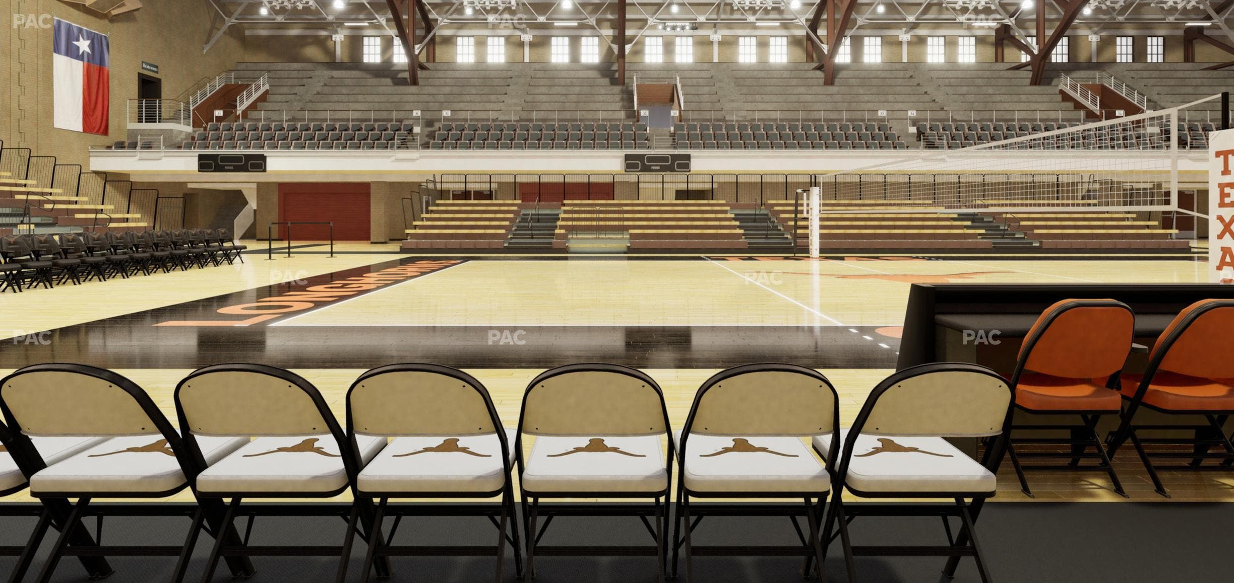 Gregory Gym - Section Floor 3 Seat View