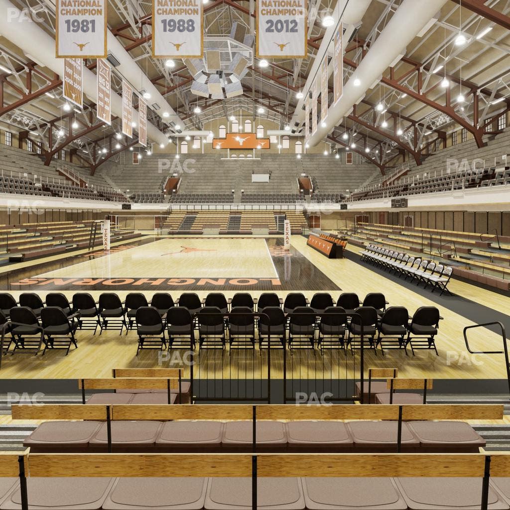 Gregory Gym - Section Floor 6 Seat View
