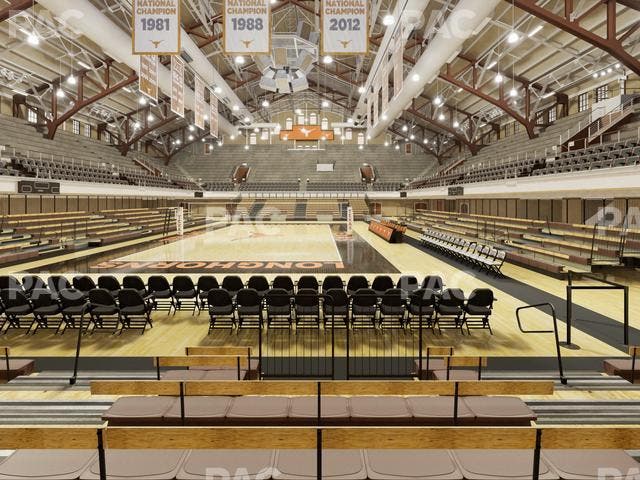 Gregory Gym - Section Floor 6 Seat View
