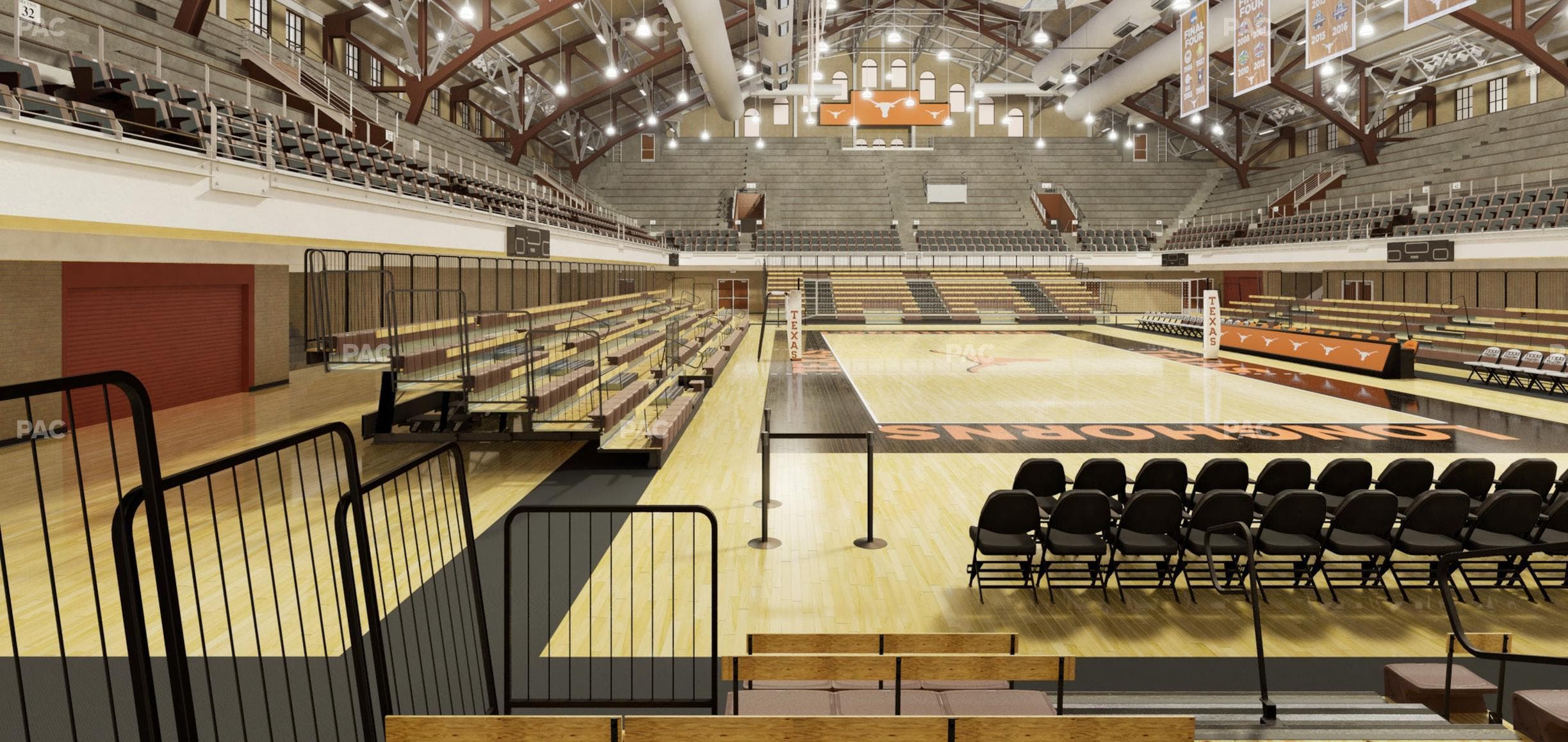 Gregory Gym - Section Floor 8 Seat View