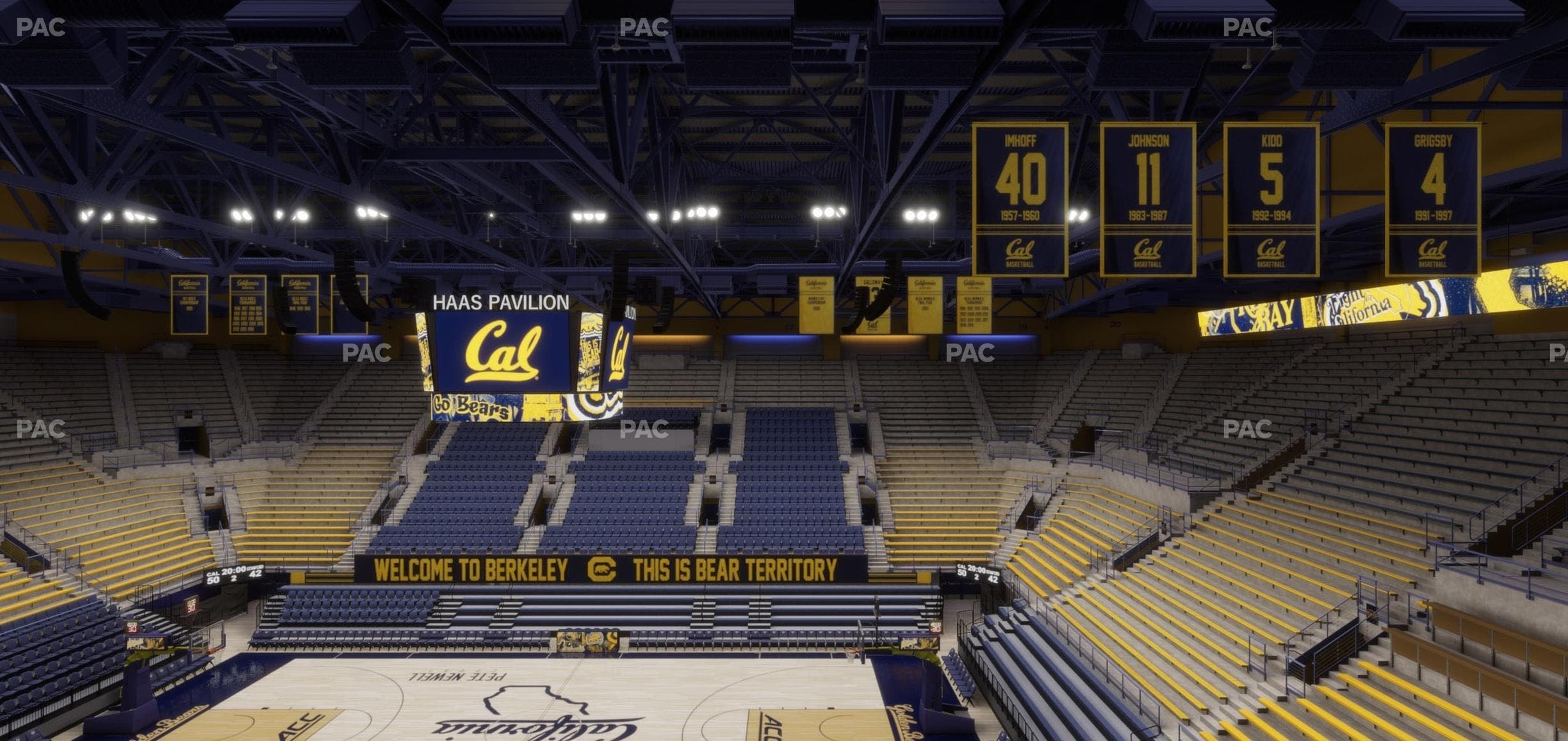 Haas Pavilion - Section 1 Seat View