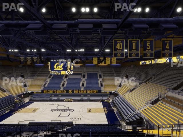 Haas Pavilion - Section 1 Seat View Haas Pavilion - Section 1 Seat View