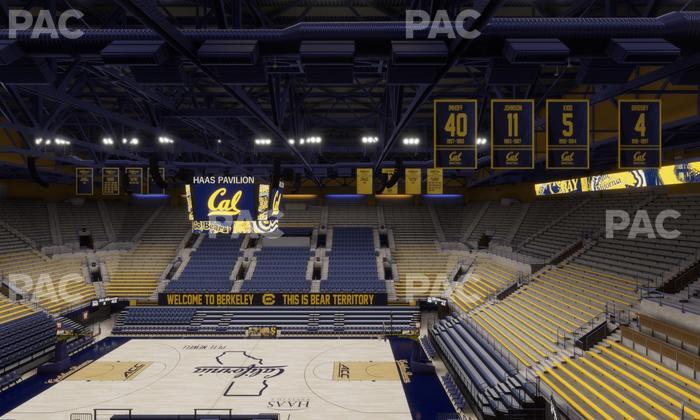 Haas Pavilion - Section 1 Seat View