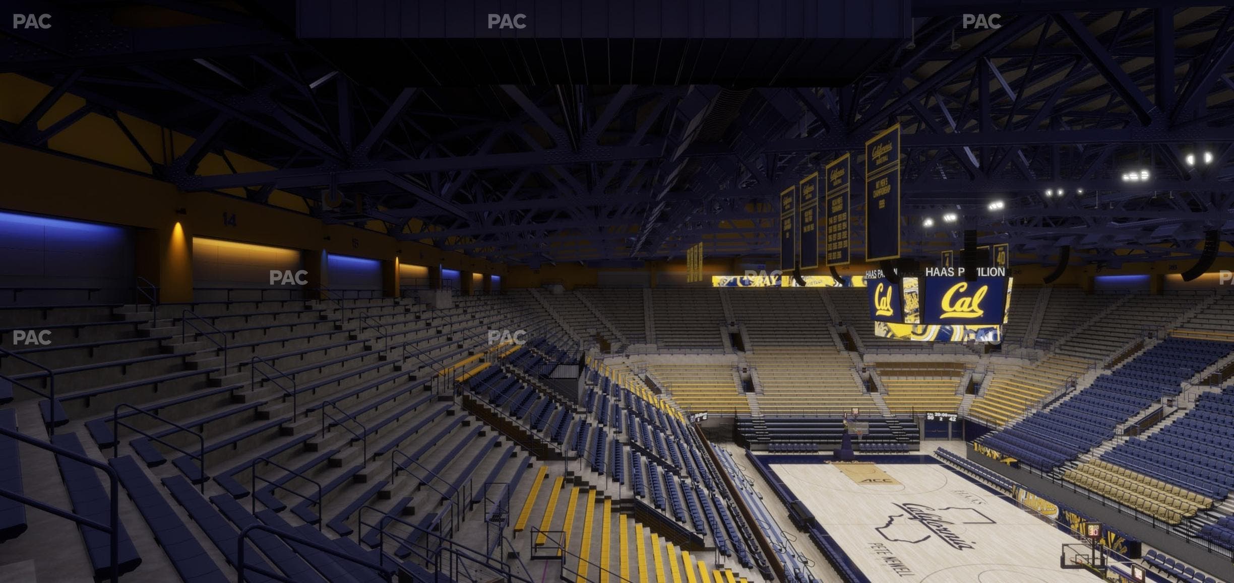 Haas Pavilion - Section 11 Seat View