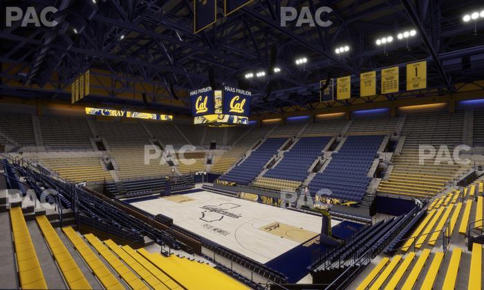 Haas Pavilion - Section 14 W Seat View