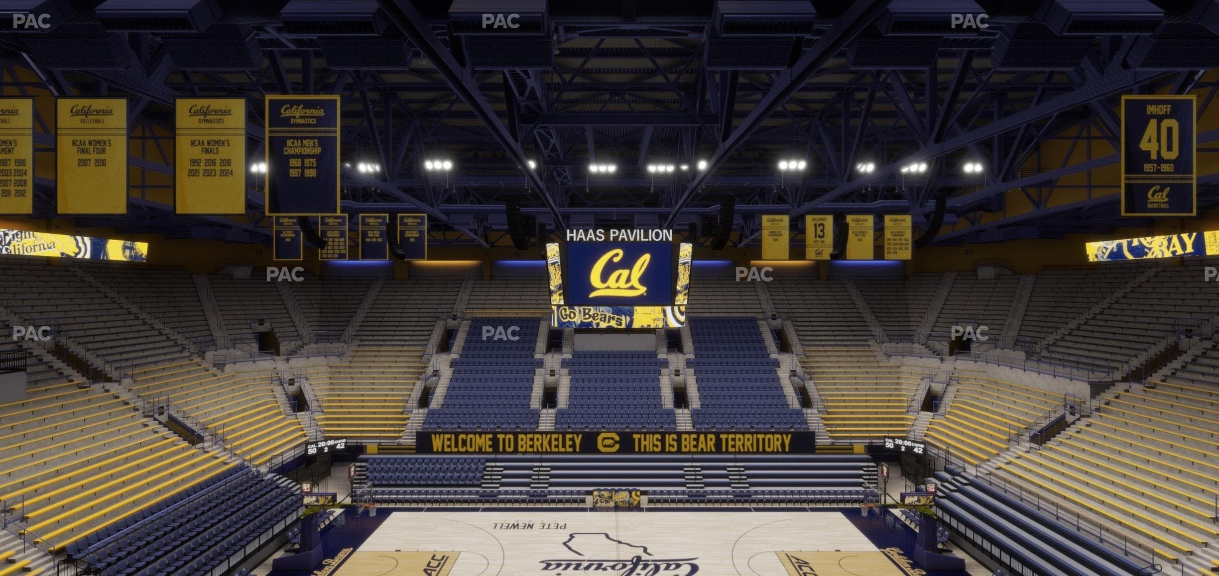 Haas Pavilion - Section 2 Seat View