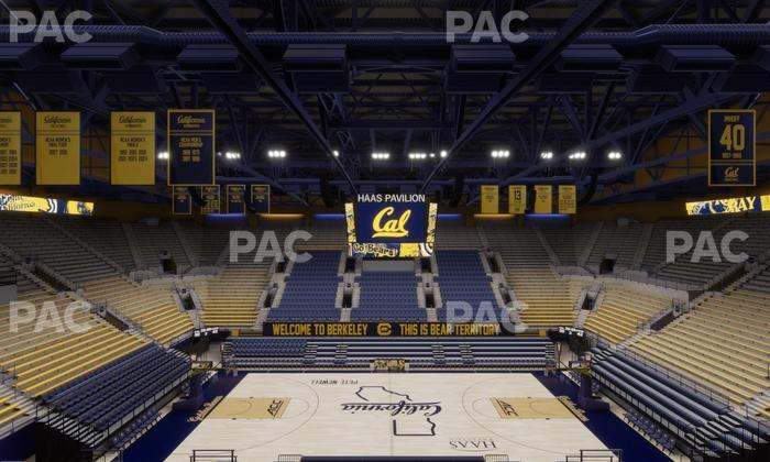 Haas Pavilion - Section 2 Seat View