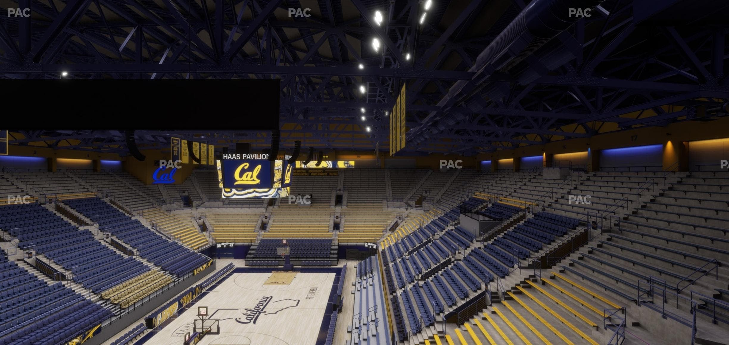 Haas Pavilion - Section 22 Seat View