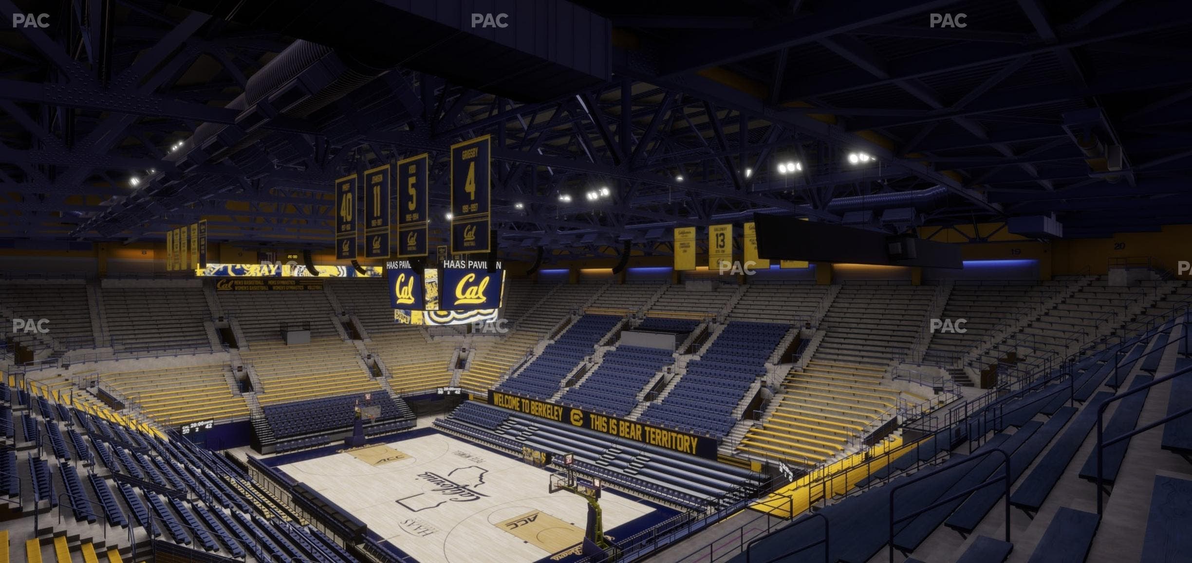 Haas Pavilion - Section 25 Seat View
