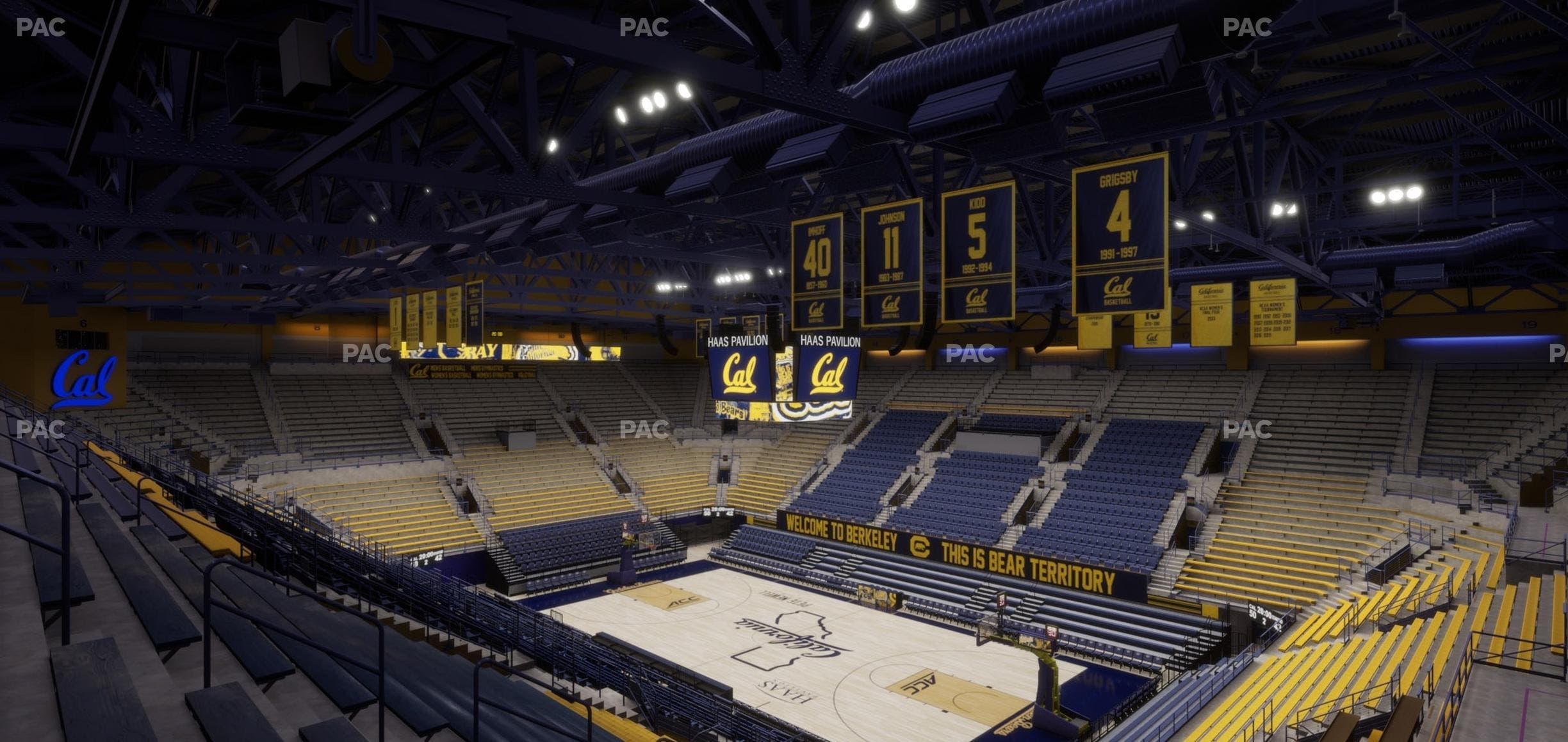 Haas Pavilion - Section 27 Seat View
