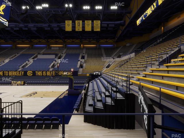 Official view from Section 28 at Haas Pavilion