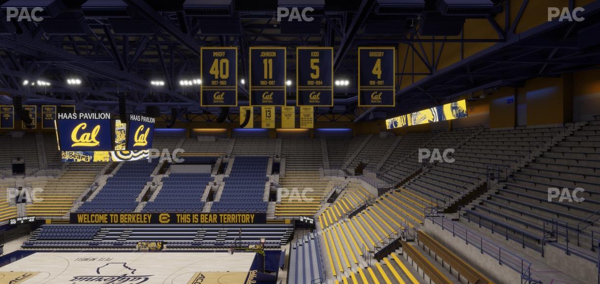 Haas Pavilion - Section 28 Seat View
