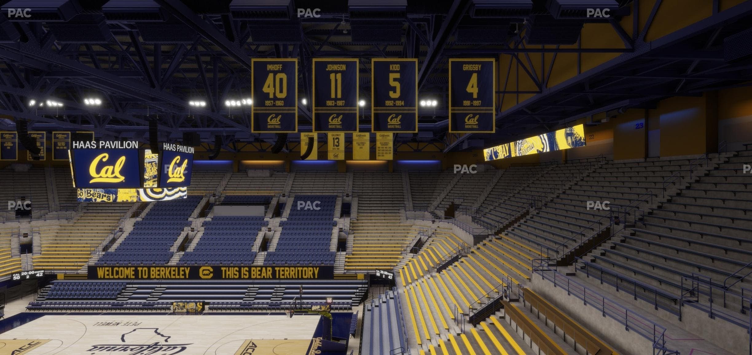 Haas Pavilion - Section 28 Seat View