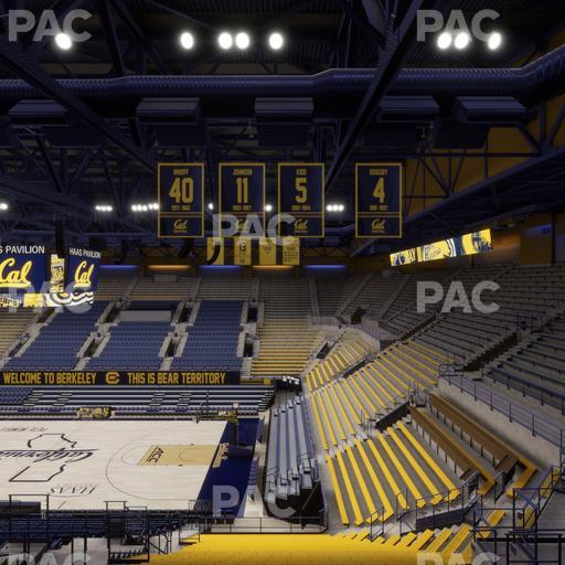 Haas Pavilion - Section 28 Seat View