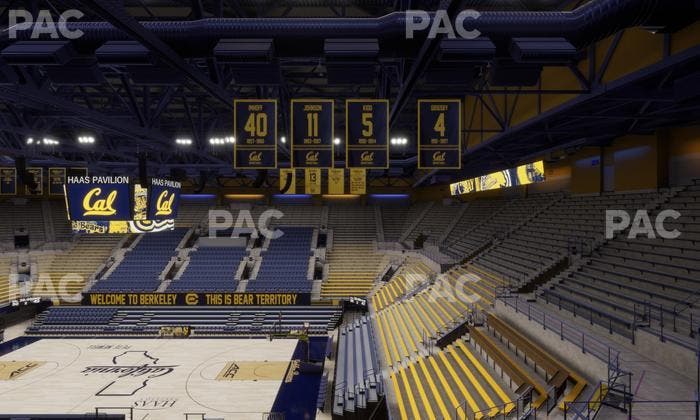 Haas Pavilion - Section 28 Seat View