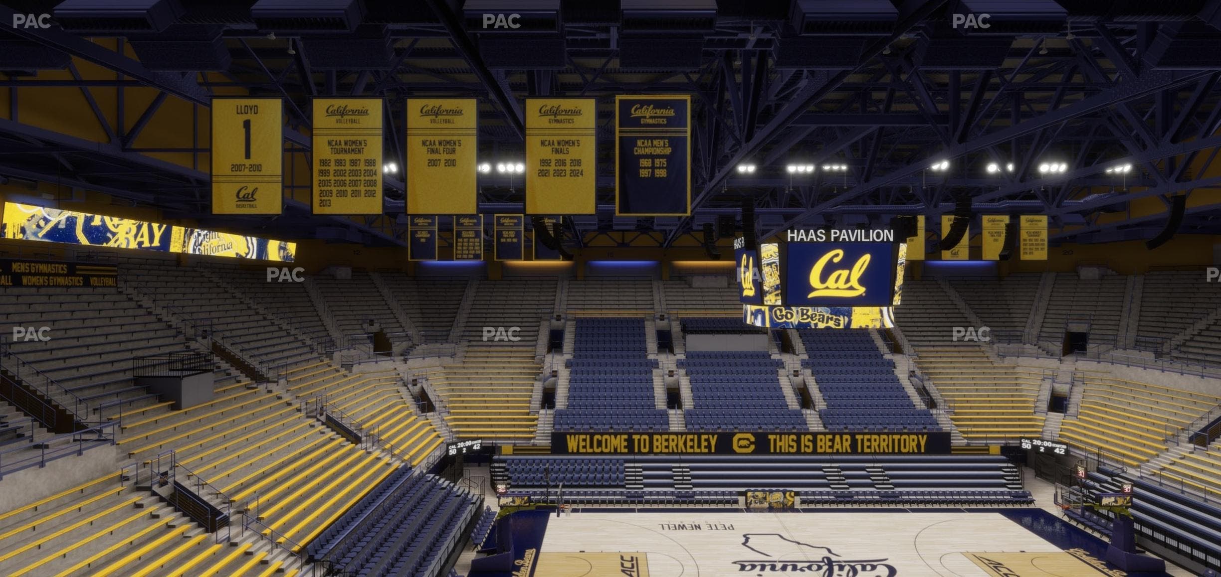 Haas Pavilion - Section 3 Seat View