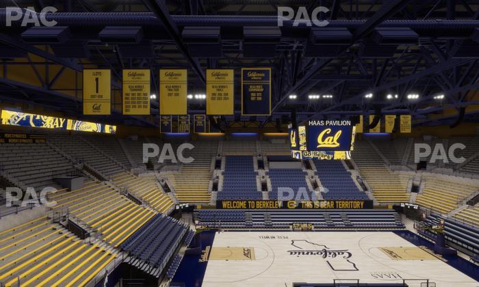 Haas Pavilion - Section 3 Seat View
