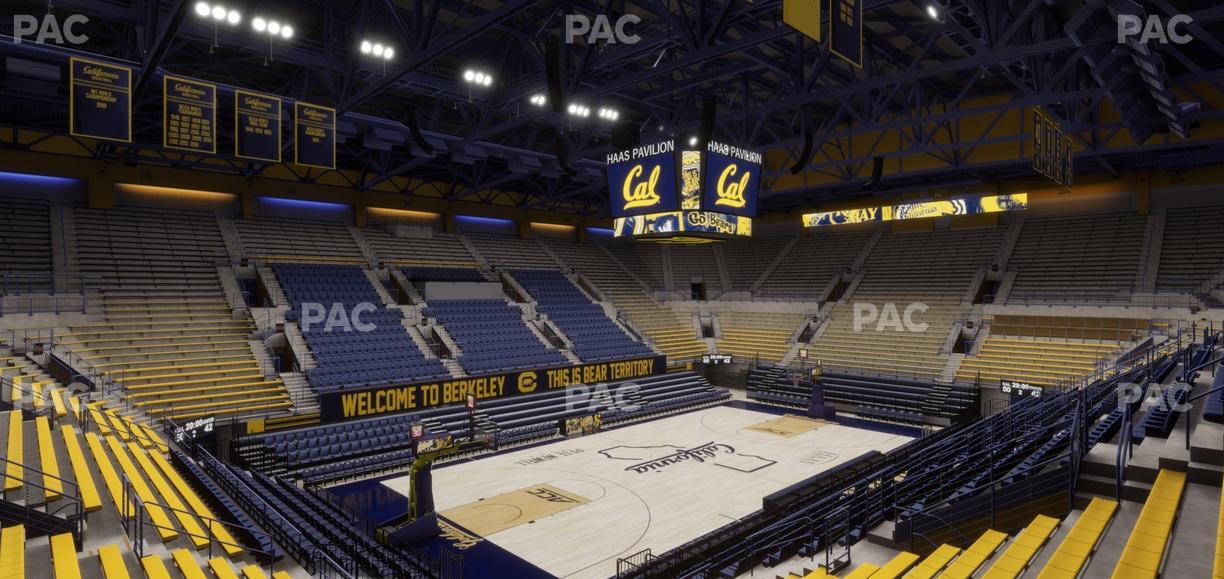 Haas Pavilion - Section 4 W Seat View