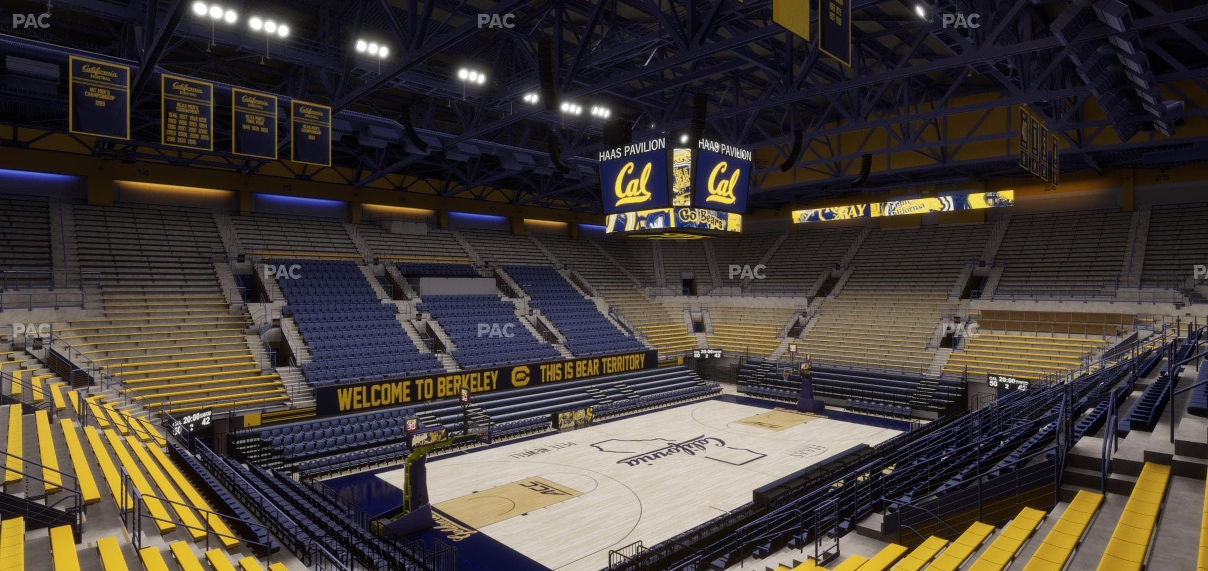 Haas Pavilion - Section 4 W Seat View