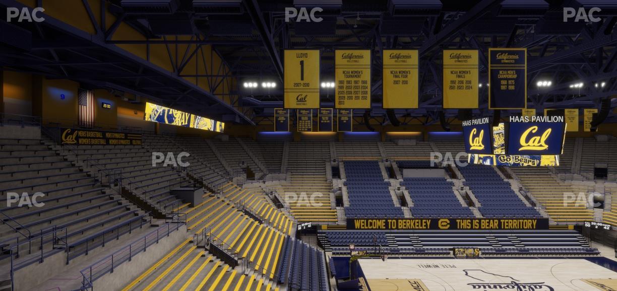 Haas Pavilion - Section 4 Seat View