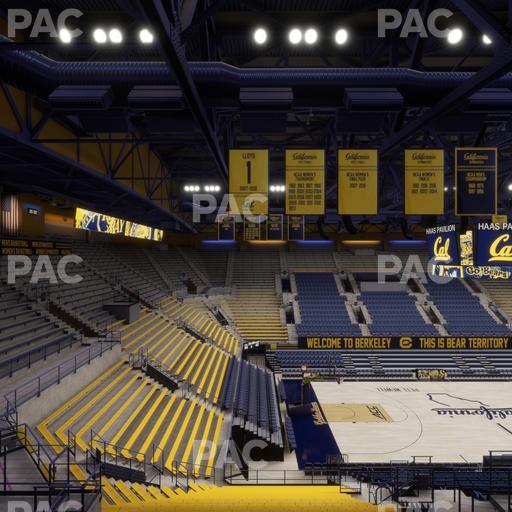 Haas Pavilion - Section 4 Seat View