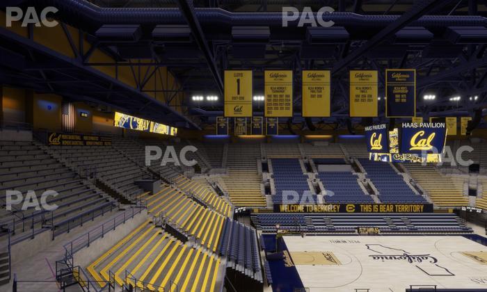 Haas Pavilion - Section 4 Seat View
